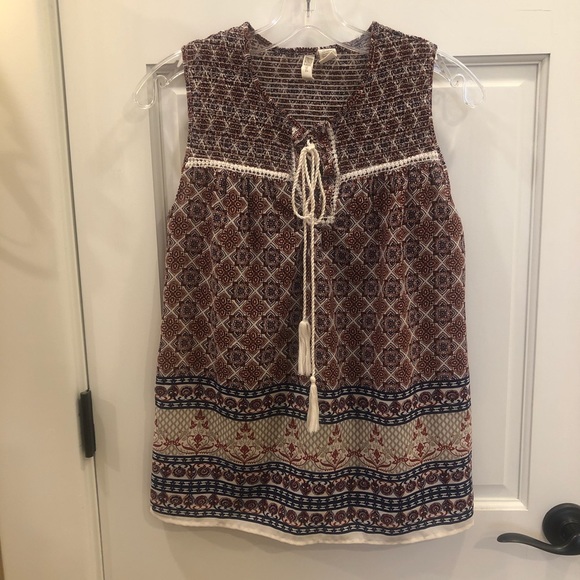 XS Japna Boho tank top. - Picture 1 of 5